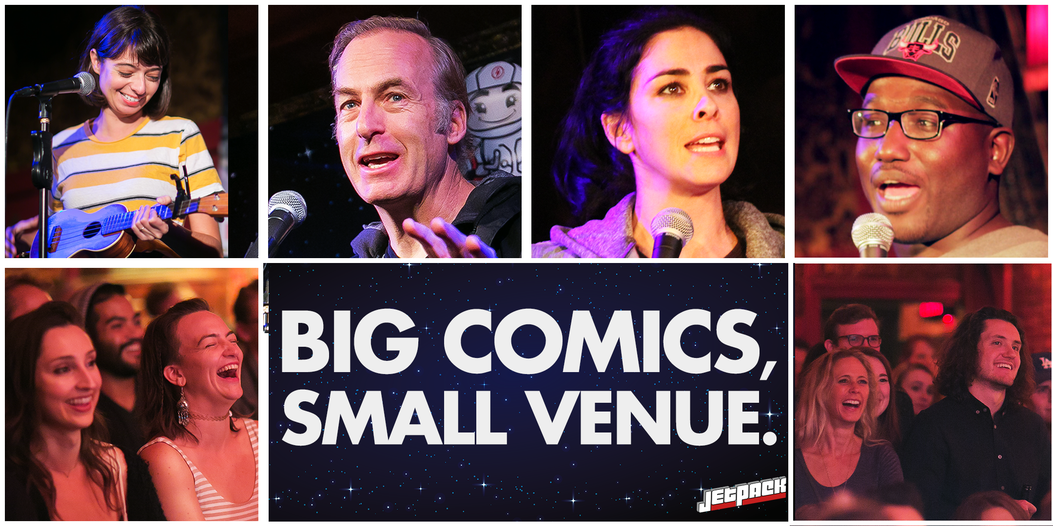 Jetpack Comedy Show: Big Comics, Small Venue at Jetpack Comedy