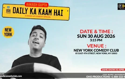 Daily Ka Kaam Hai at New York Comedy Club East Village