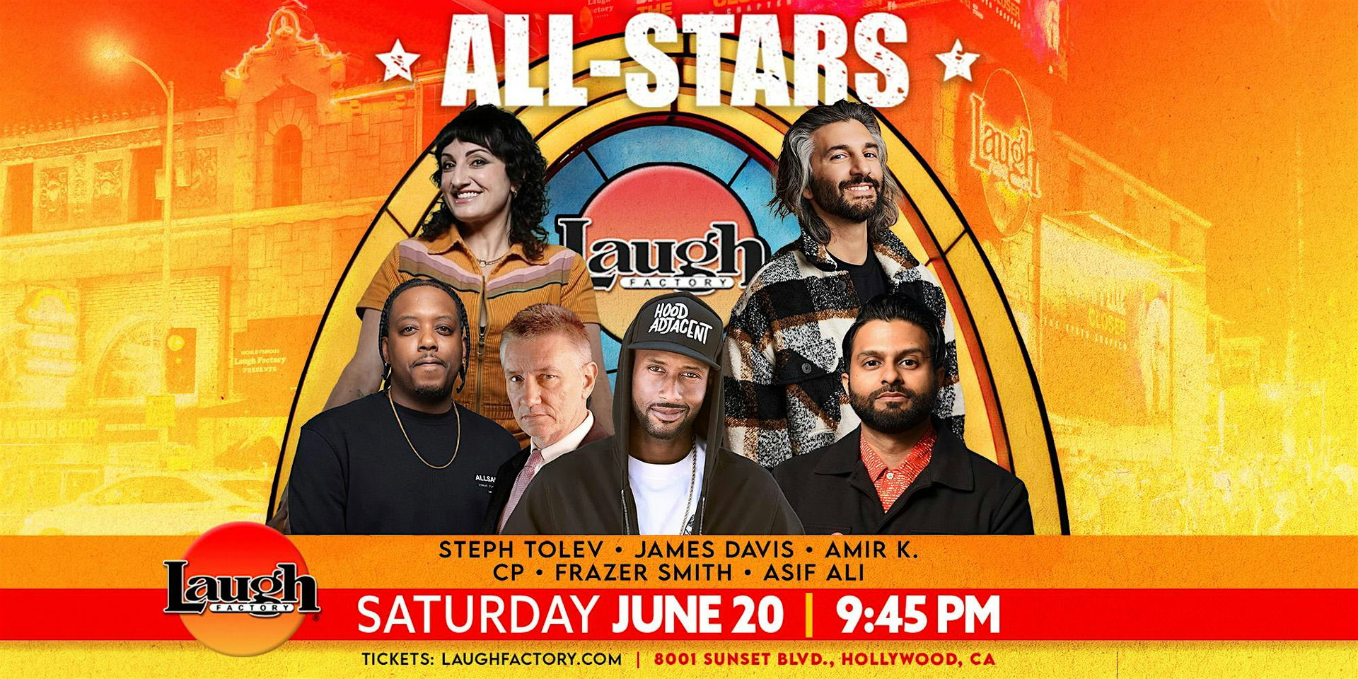 Saturday Night All-Stars at The Laugh Factory Hollywood