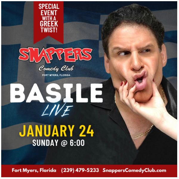 Basile LIVE at Snappers Comedy Club Fort Myers