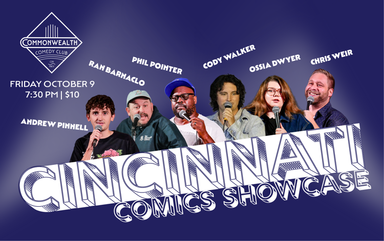 Cincinnati Comics Showcase at Commonwealth Comedy Club