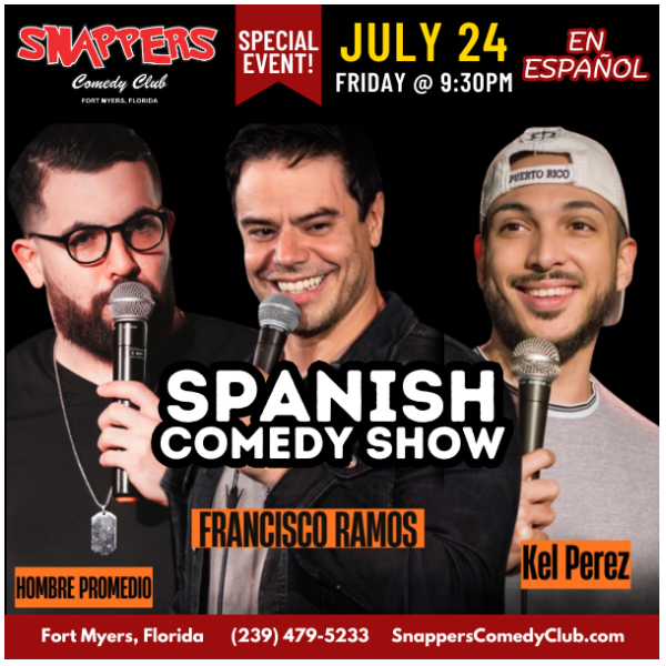 Spanish Comedy Show at Snappers Comedy Club Fort Myers