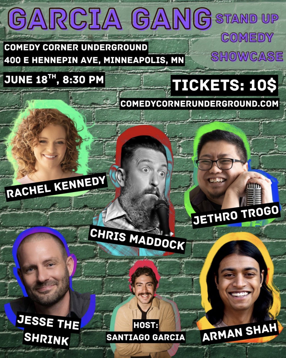 Garcia Gang at The Comedy Corner Underground