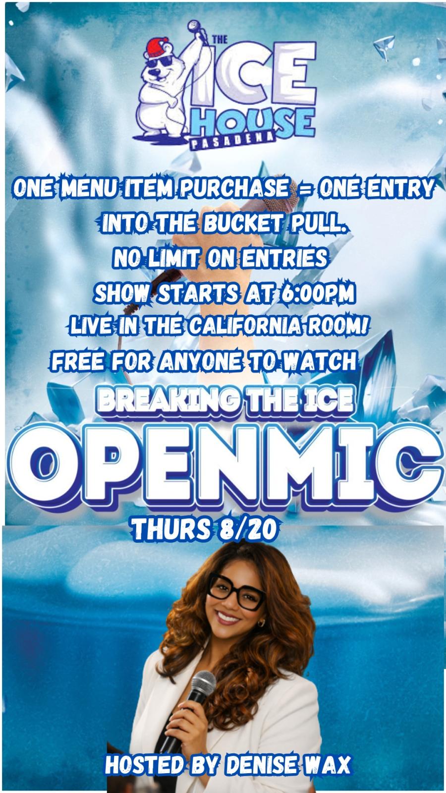 Breaking The Ice at The Ice House