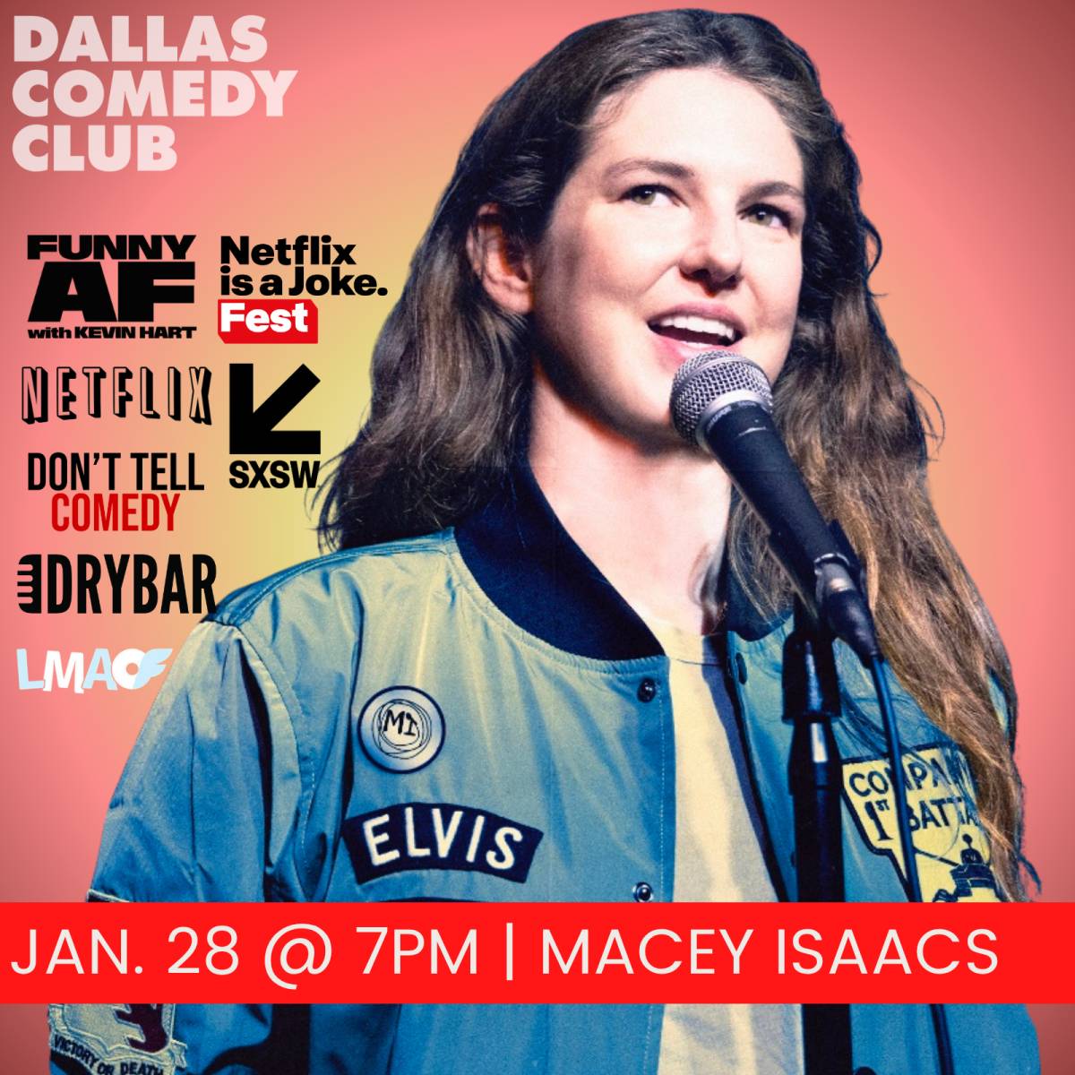 Macey Isaacs at Dallas Comedy Club