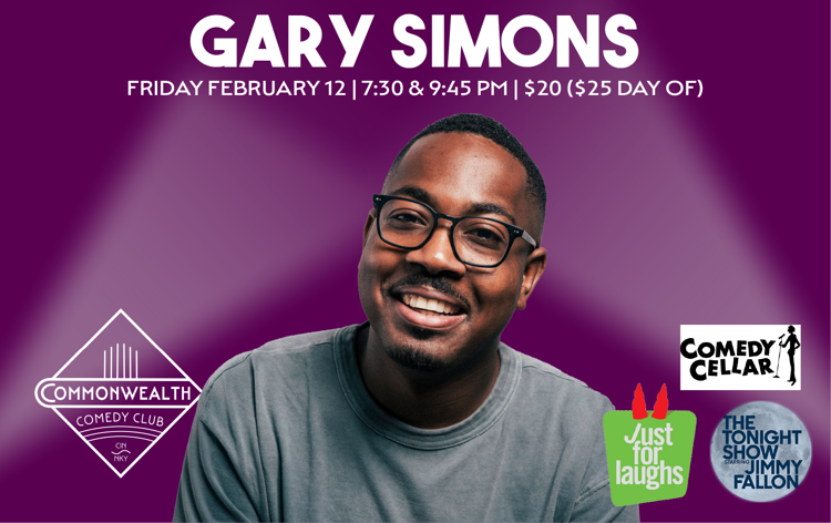 Gary Simons at Commonwealth Comedy Club