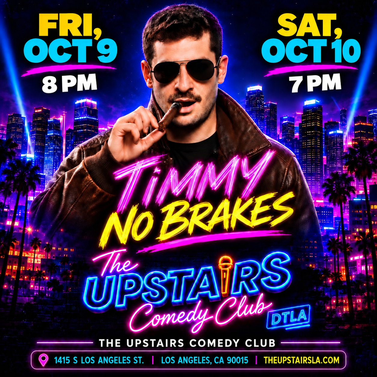 Timmy No Brakes at The Upstairs Comedy Club