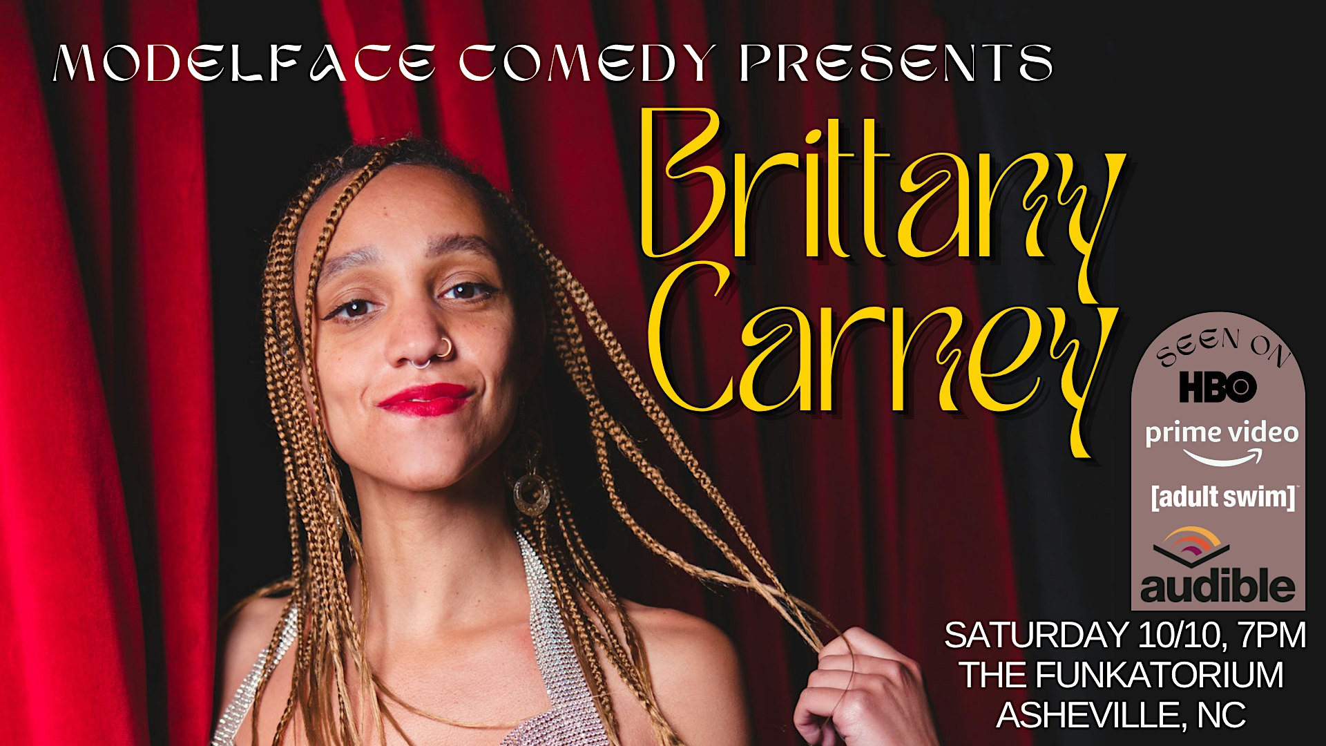 Brittany Carney at Modelface Comedy