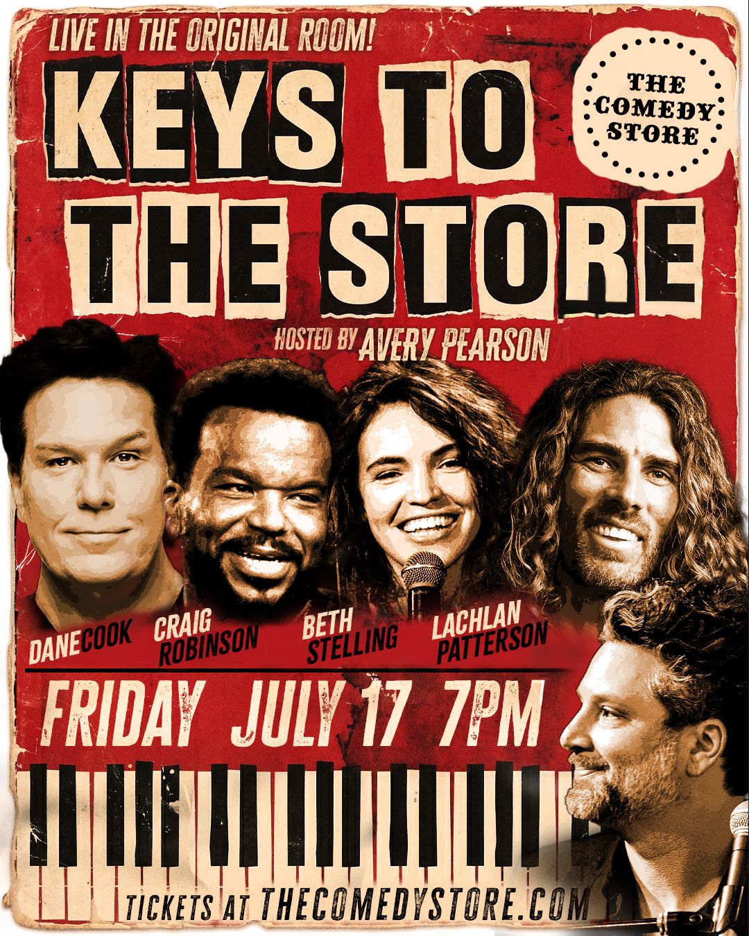 Keys to the Store at The Comedy Store