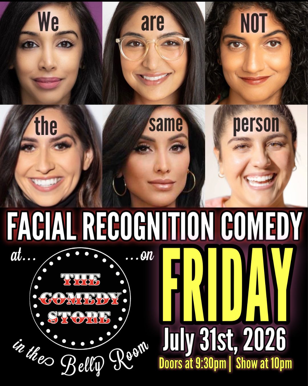 Facial Recognition Comedy at The Comedy Store