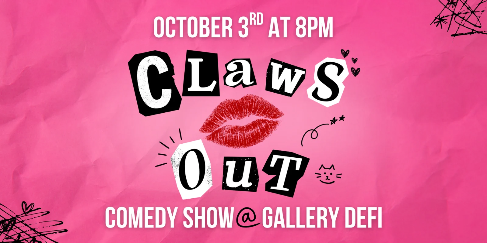 Claws Out Comedy at Gallery DeFi