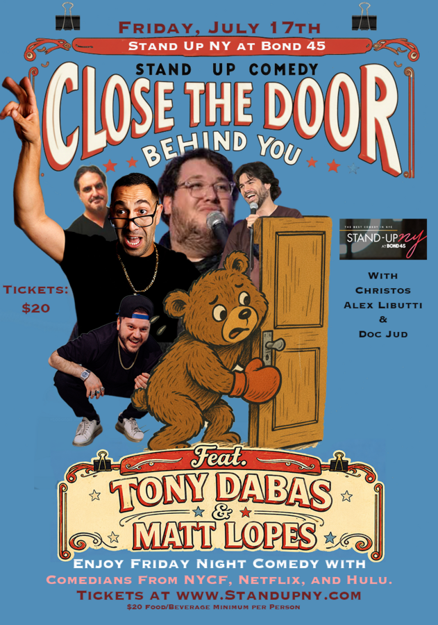 Close the Door Behind You at Stand Up NY