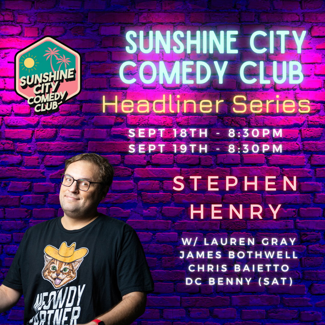 Stephen Henry at Sunshine City Comedy Club
