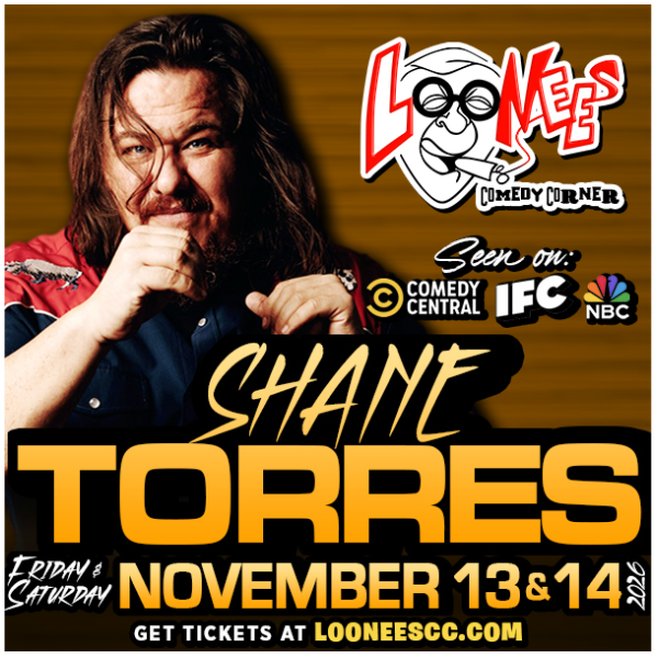 Shane Torres at Loonees Comedy Corner
