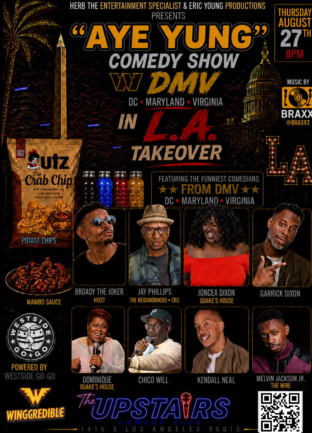 Aye Yung Comedy Show at The Upstairs Comedy Club