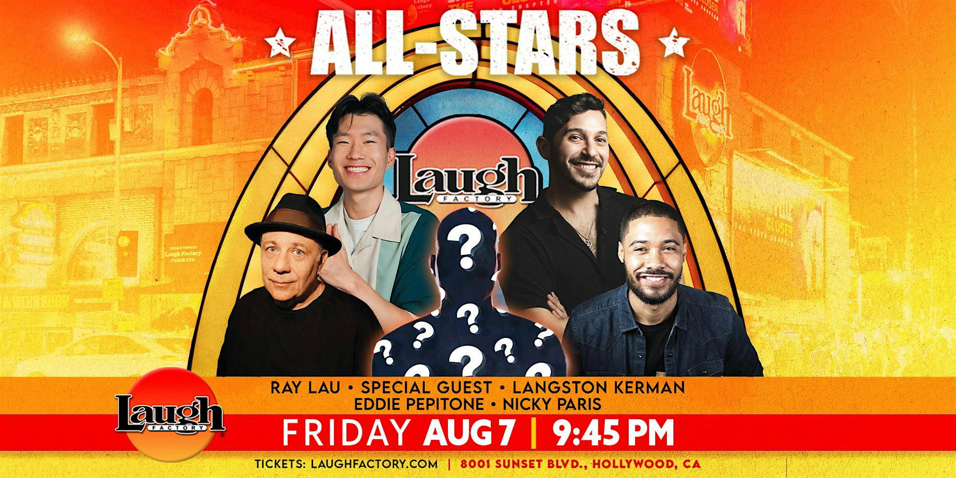 Friday Night All-Stars at The Laugh Factory Hollywood