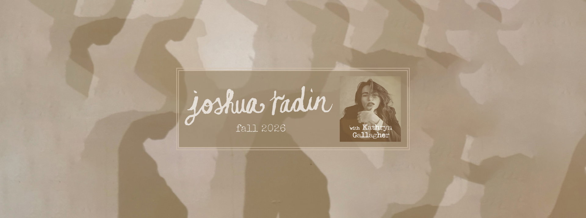 Joshua Radin with Kathryn Gallagher at City Winery NYC