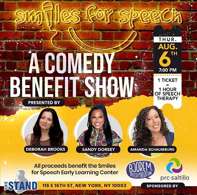 Smiles For Speech! A Comedy Benefit Show at The Stand NYC