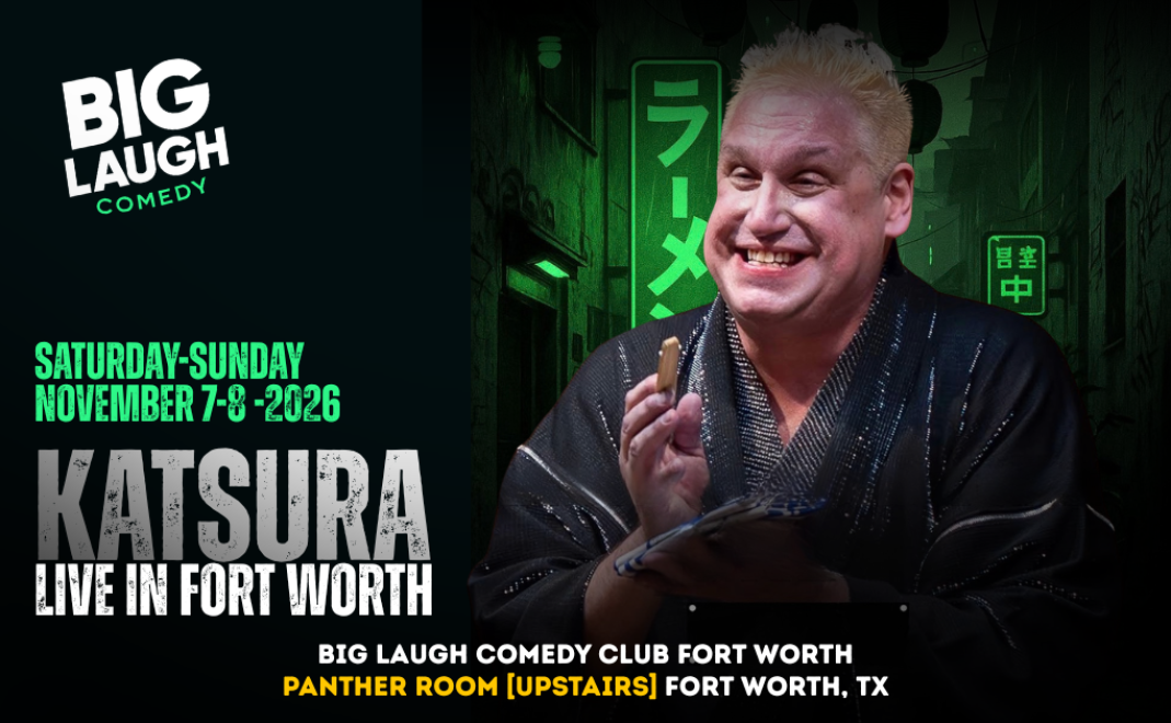 Katsura Sunshine: Live in Fort Worth at Big Laugh Comedy Club Fort Worth