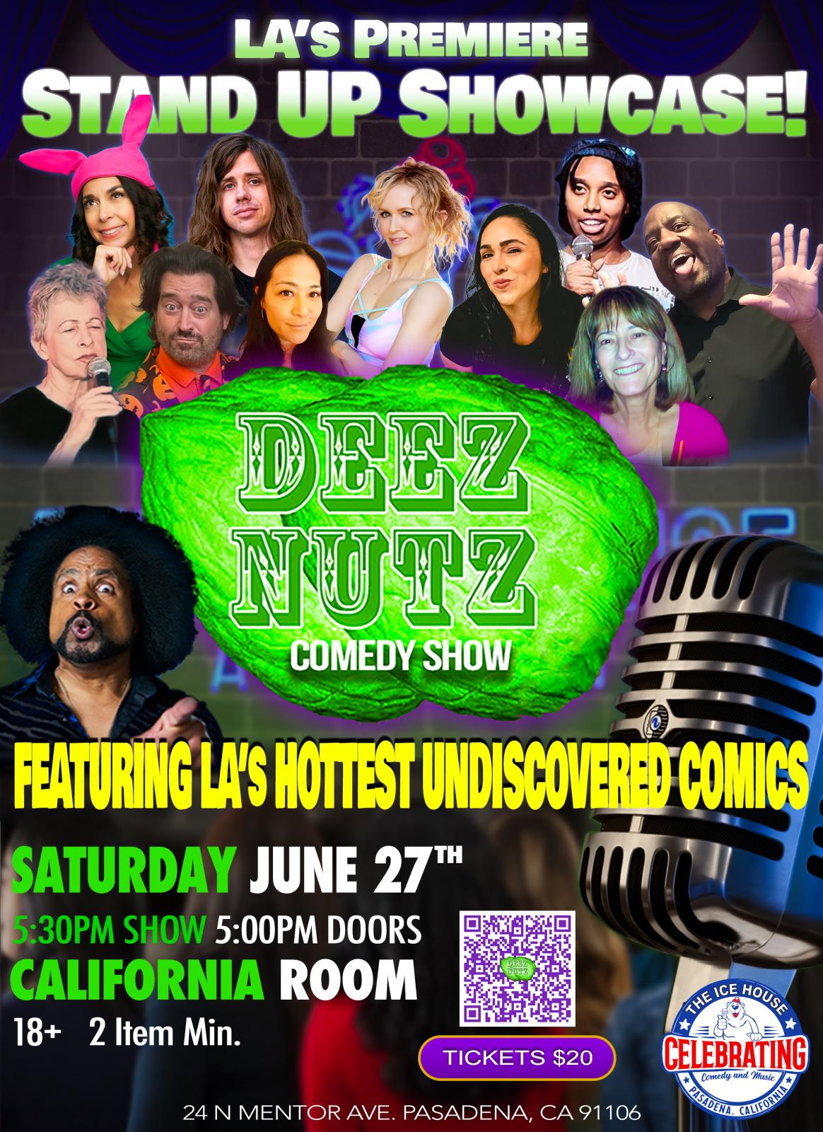 Deez Nutz Comedy Show at The Ice House