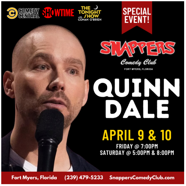 Quinn Dale at Snappers Comedy Club Fort Myers