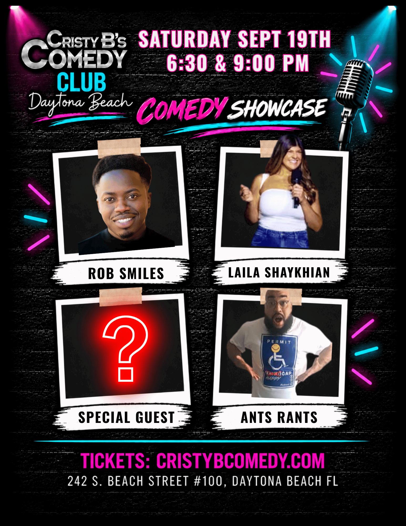Comedy Showcase at Cristy B's Comedy Club