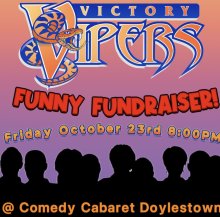 Victory Vipers Funny Fundraiser at Comedy Cabaret Doylestown