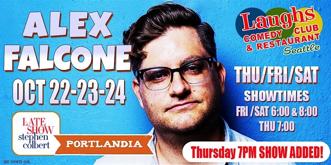 Alex Falcone at Laughs Comedy Club
