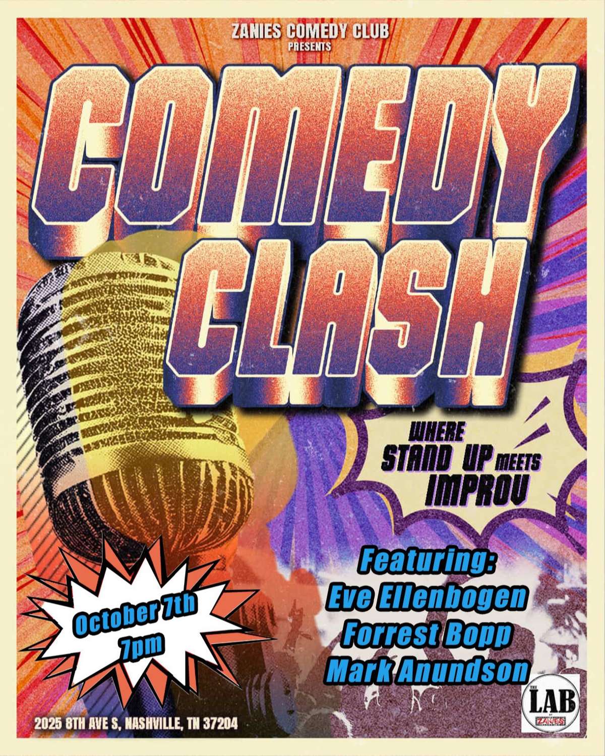 Comedy Clash at Zanies Comedy Club Nashville