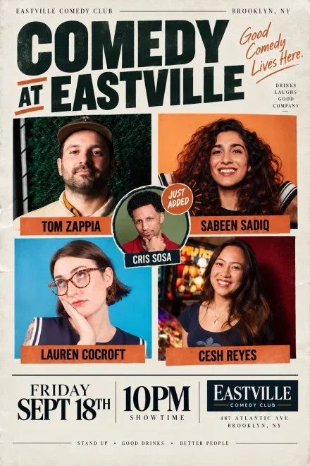 Comedy at Eastville at Eastville Comedy Club