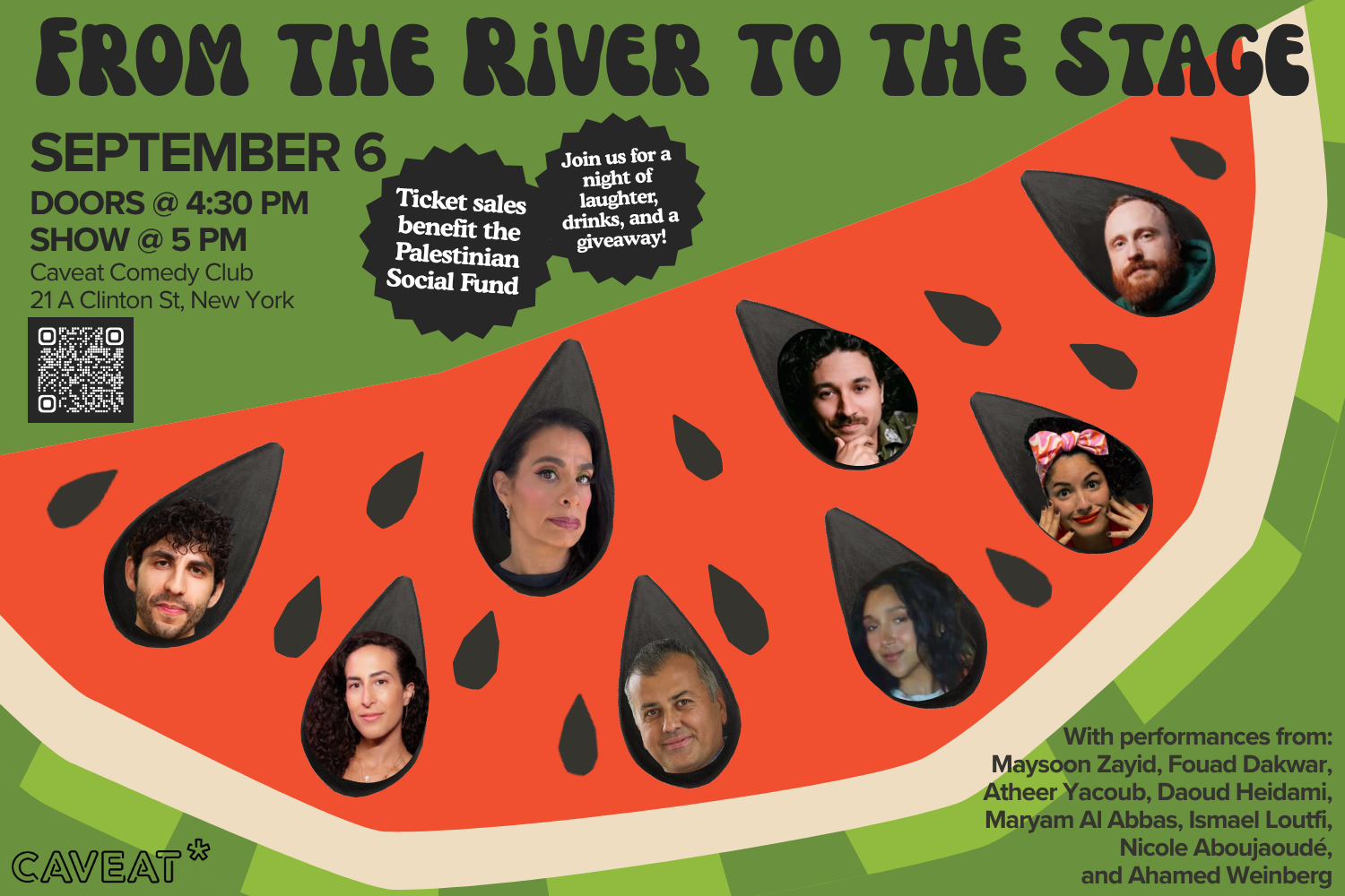 From the River to the Stage at Caveat