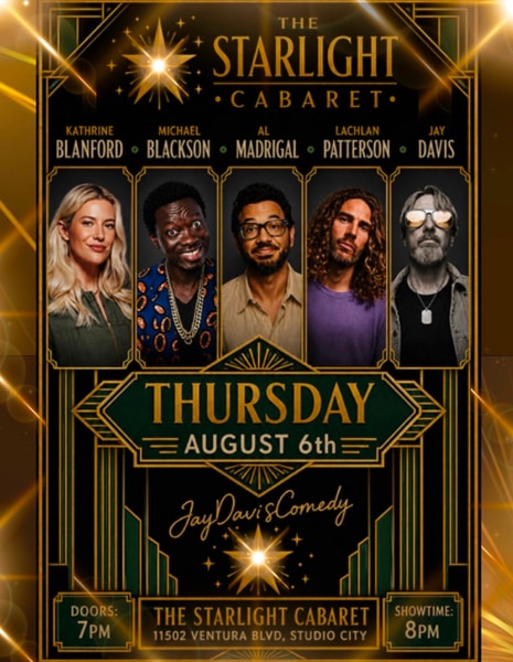 LIVE FROM THE STARLIGHT: JAY DAVIS COMEDY at The Starlight Cabaret