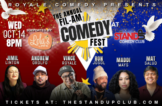 The Annual Fil-Am Comedy Fest at The Stand Up Comedy Club