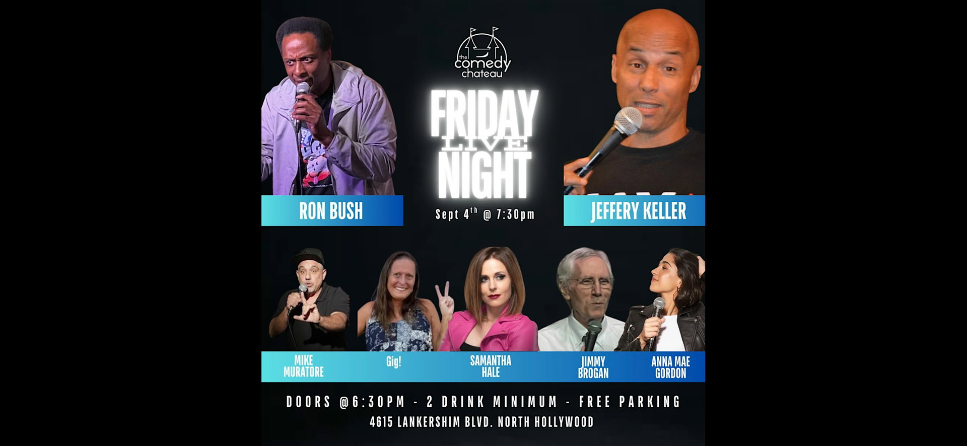 Friday Night Live at The Comedy Chateau