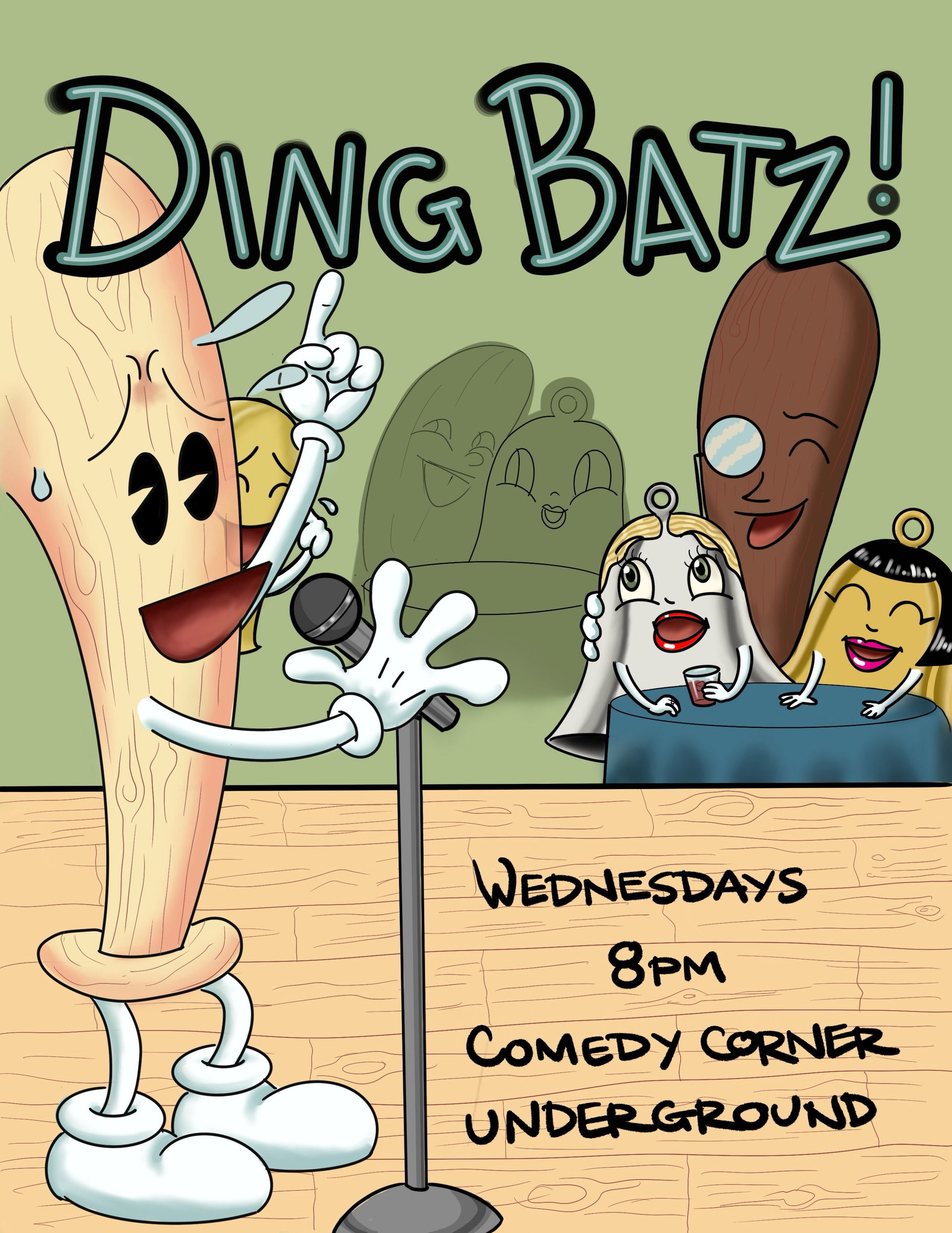 Dingbats Open Mic at The Comedy Corner Underground