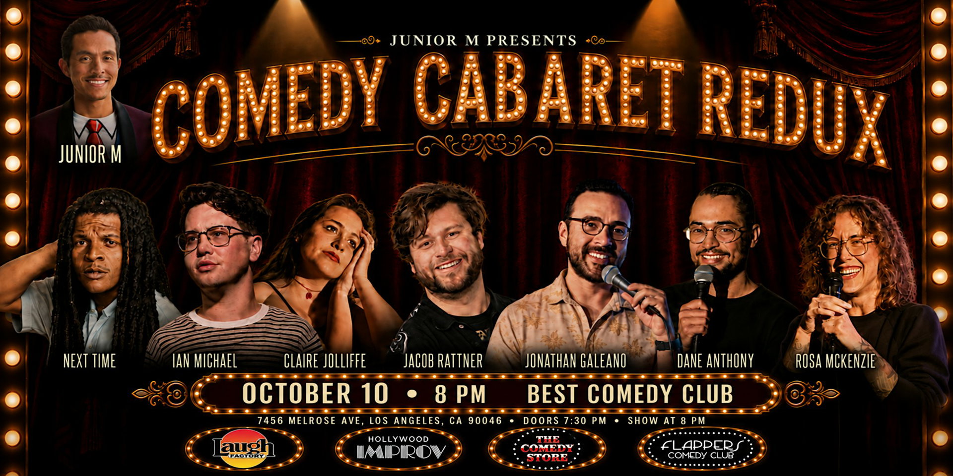 Comedy Cabaret Redux at Best Comedy Club Near Me Theater