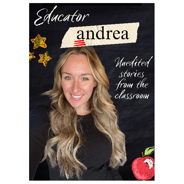 Educator Andrea at Mic Drop Comedy San Diego
