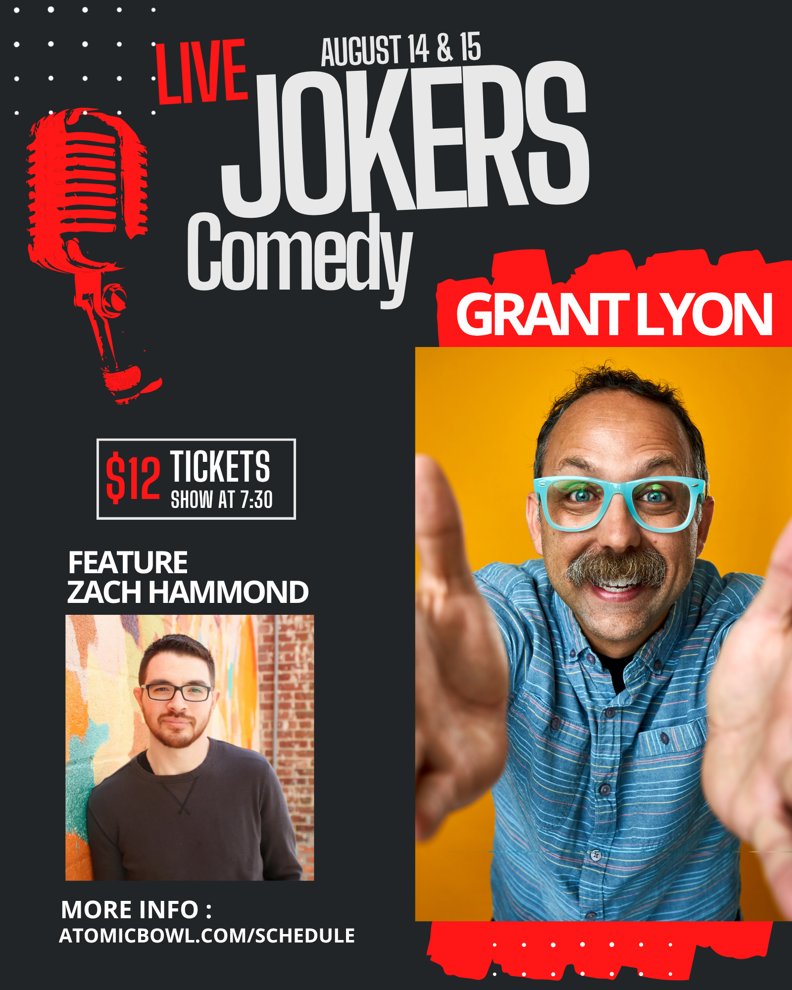 Grant Lyon at Joker's Comedy Club