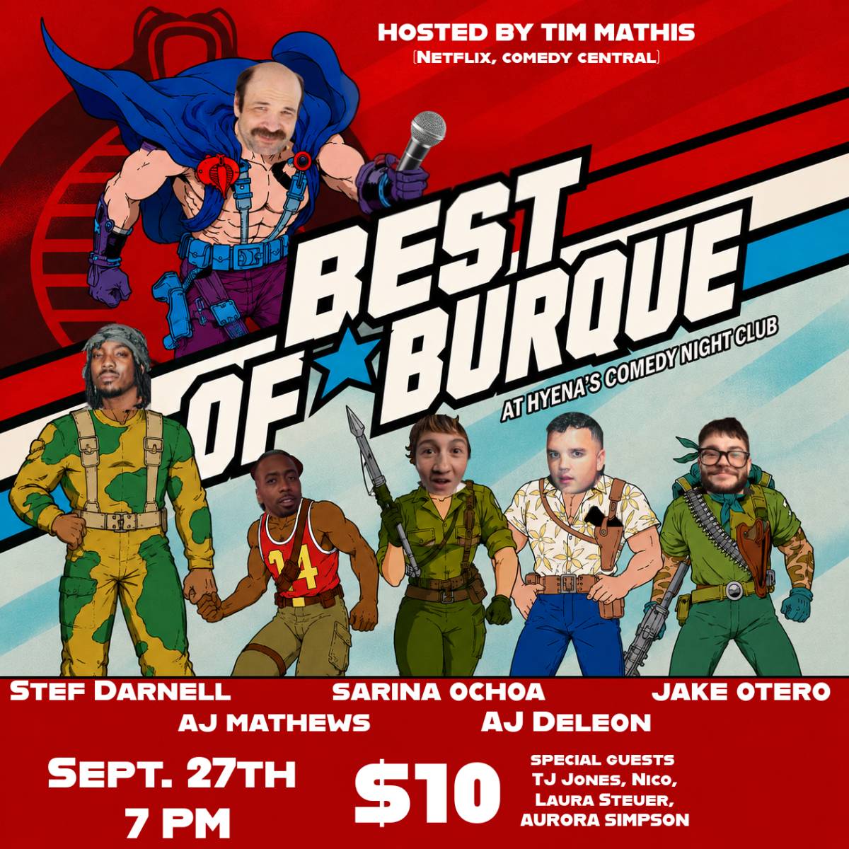 Best of Burque at Hyena's Comedy Night Club Albuquerque