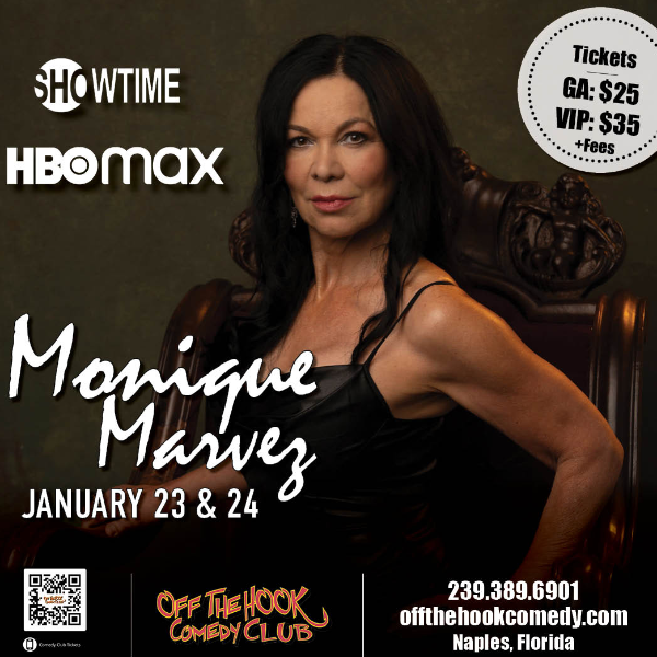 Monique Marvez at Off The Hook Comedy Club