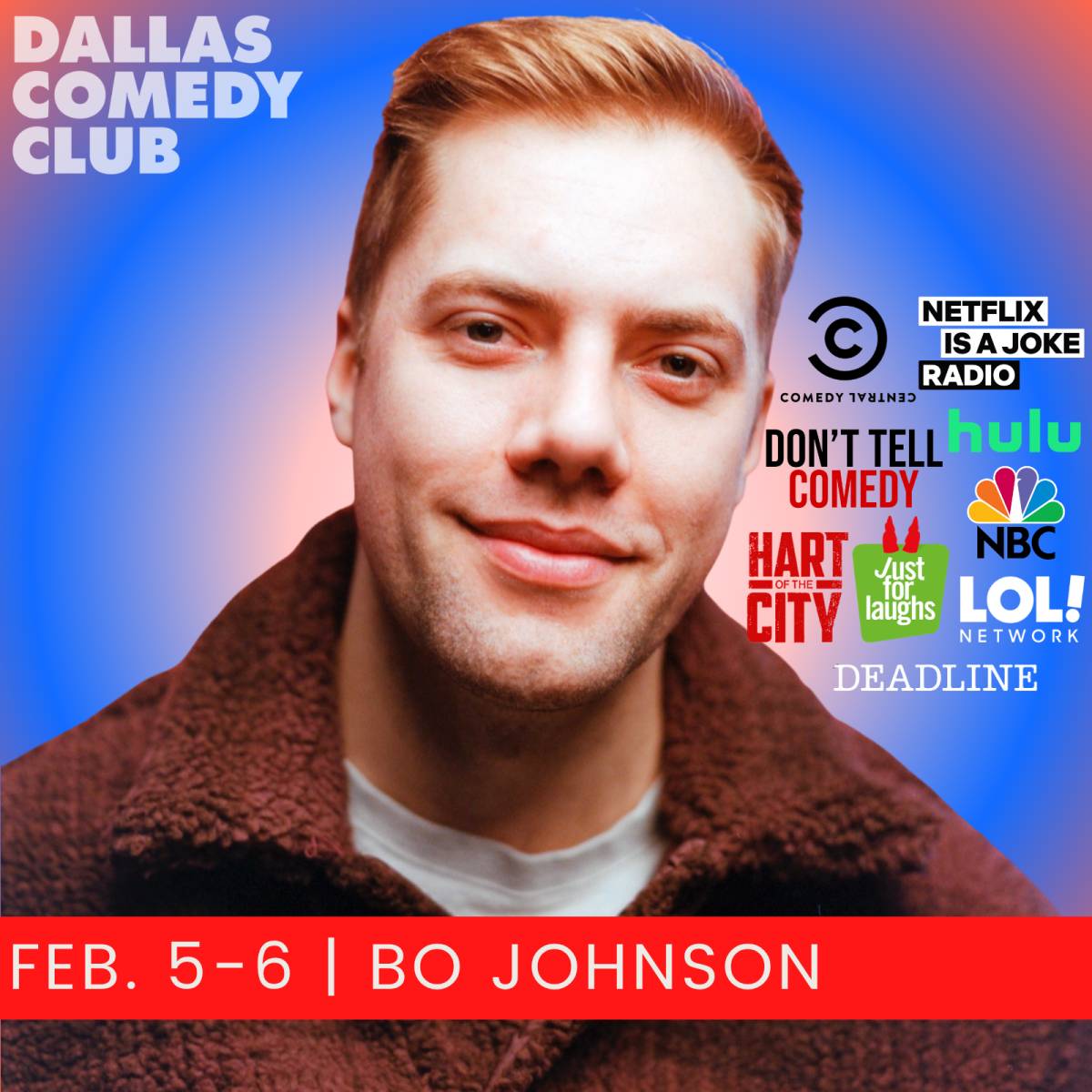 Bo Johnson at Dallas Comedy Club