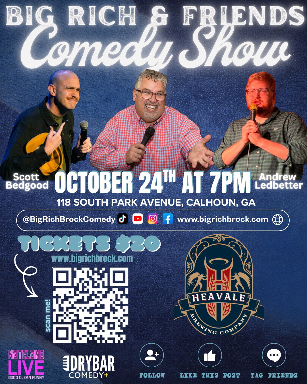 Big Rich & Friends Comedy Show at Big Rich Brock Comedy