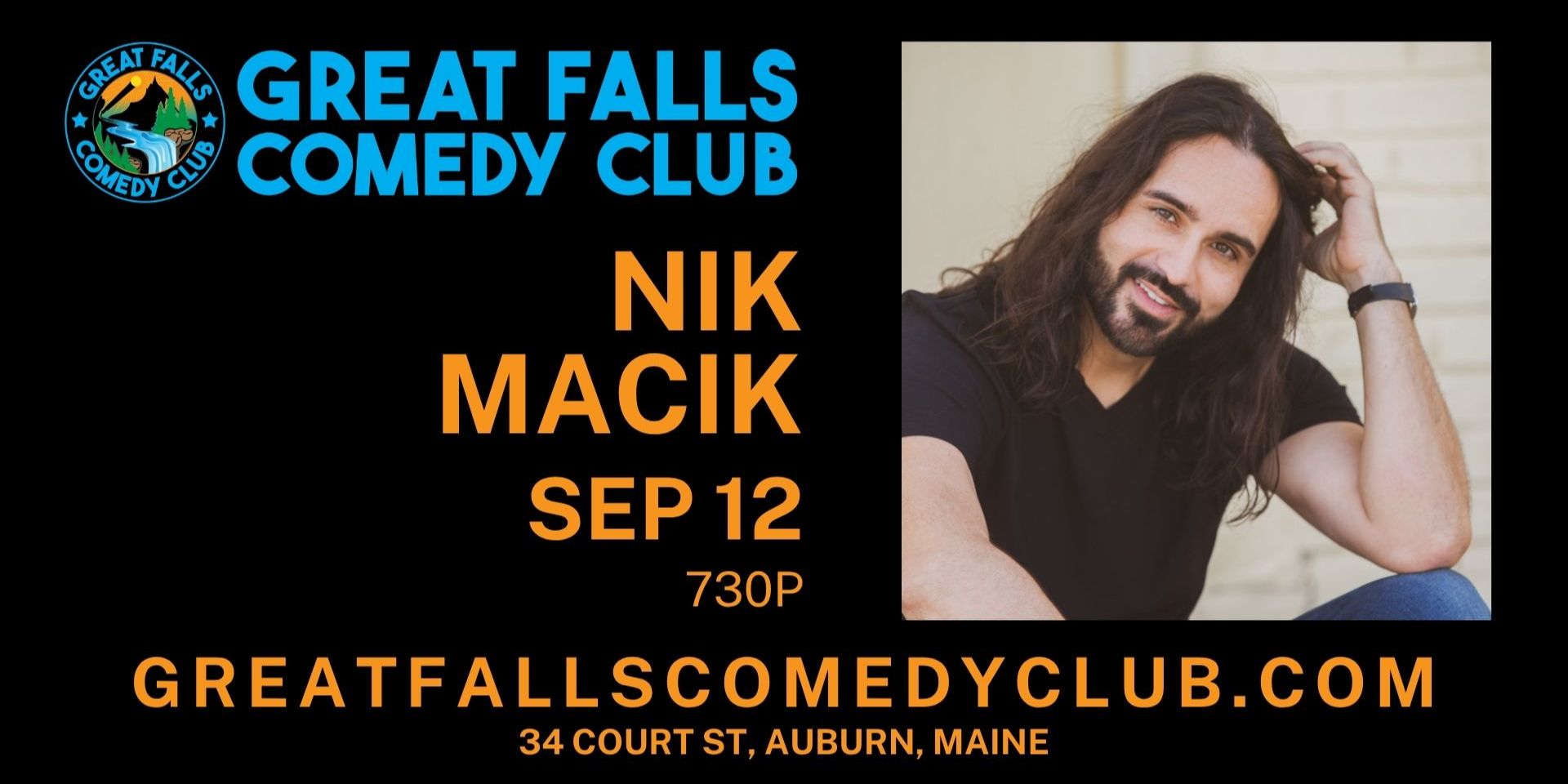 Nik Macik at Great Falls Comedy Club