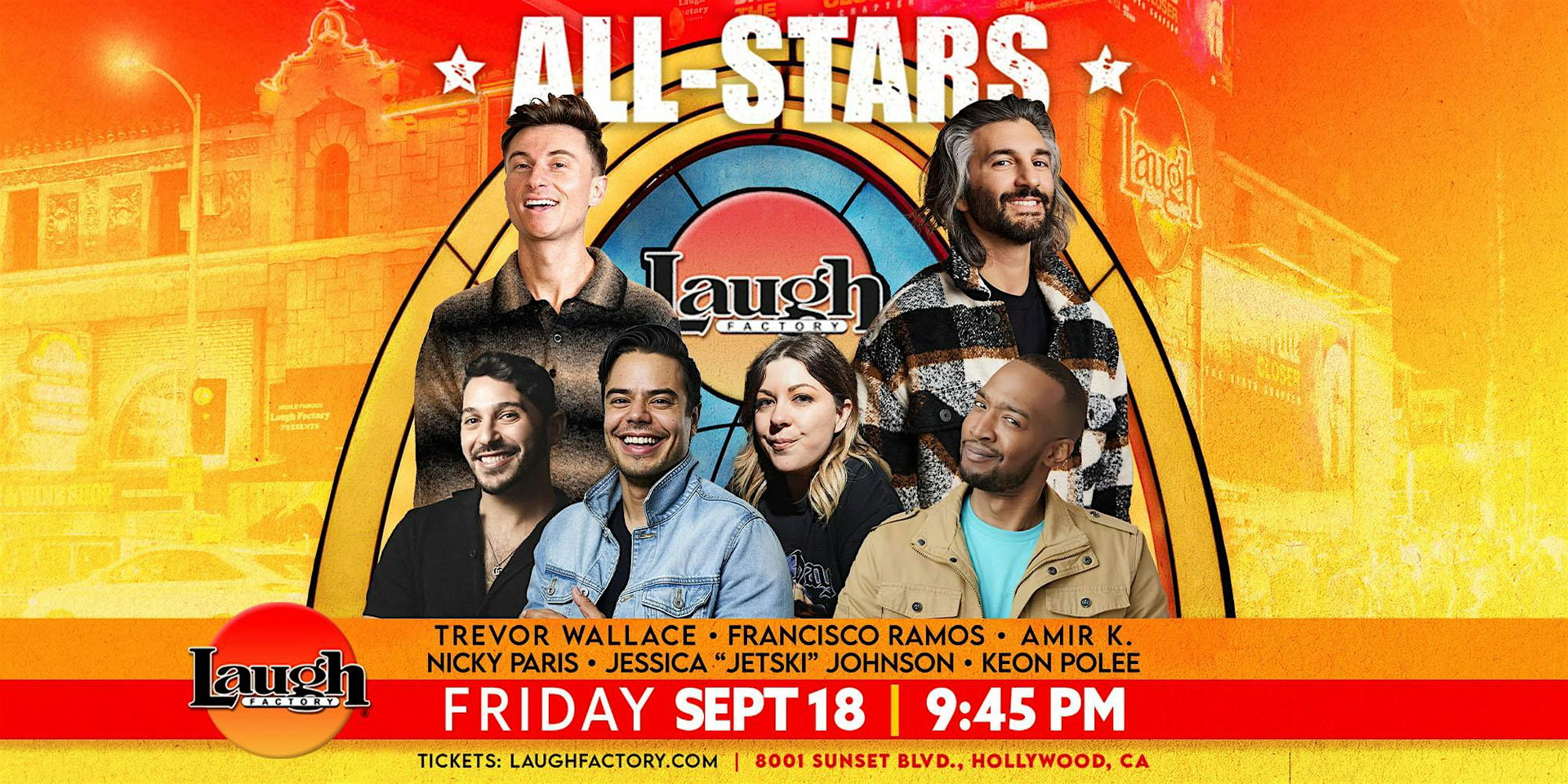 Friday Night All-Stars at The Laugh Factory Hollywood