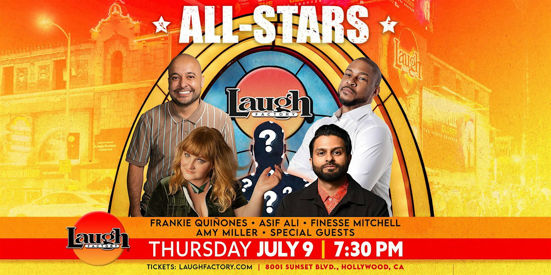 Thursday All-Star Comedy at The Laugh Factory Hollywood
