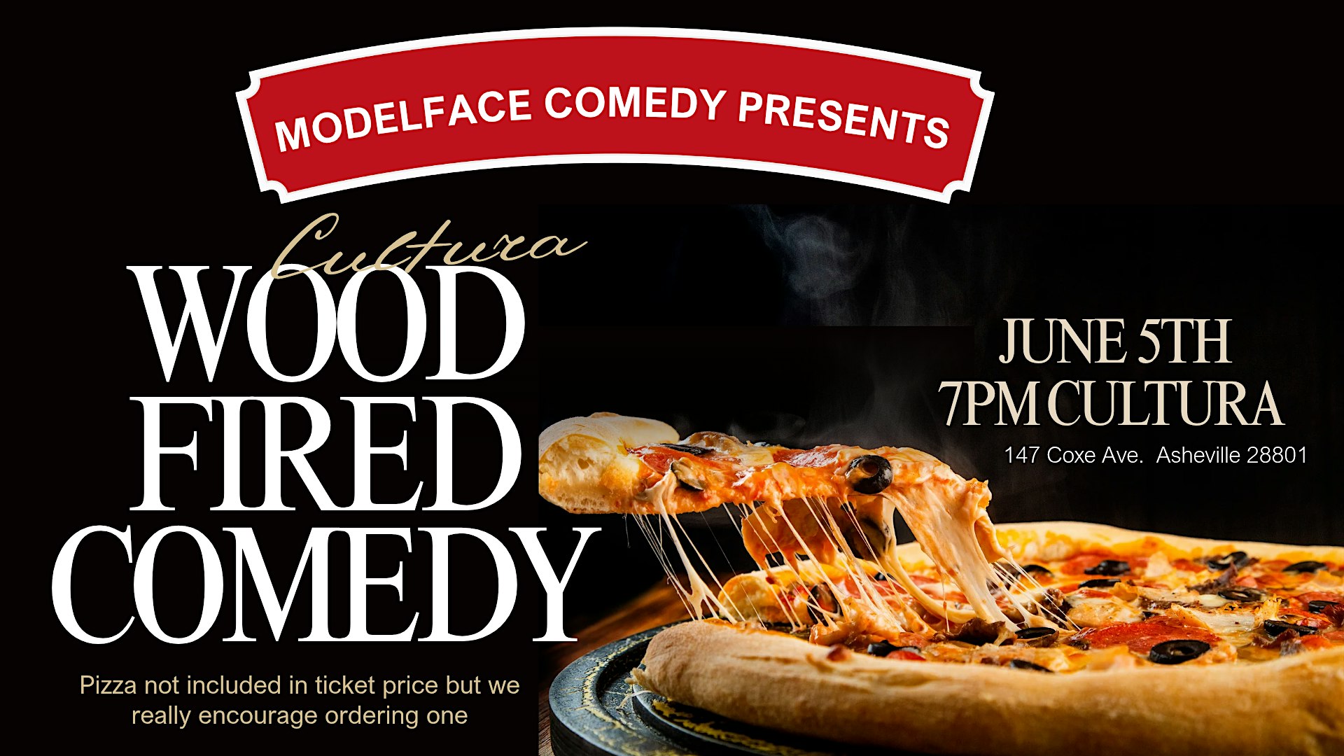 Wood Fired Comedy at Modelface Comedy