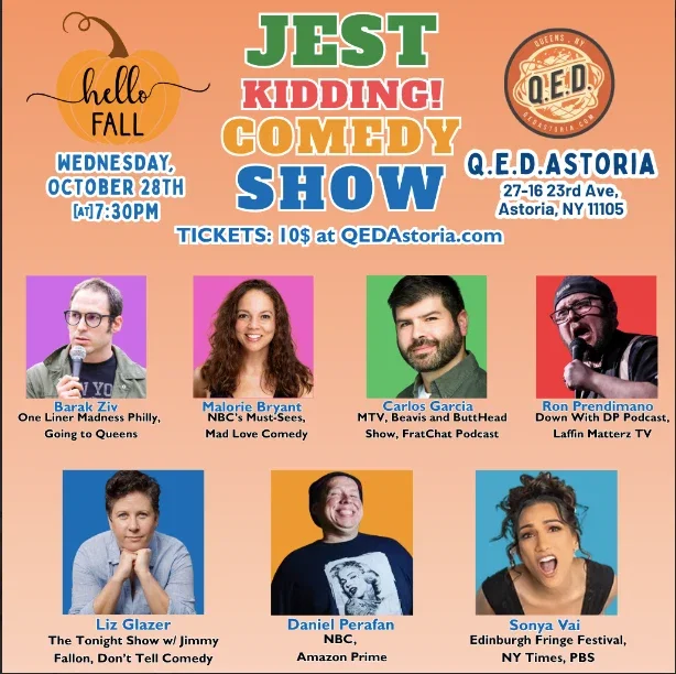 Jest Kidding! Comedy Show at Q.E.D. Astoria