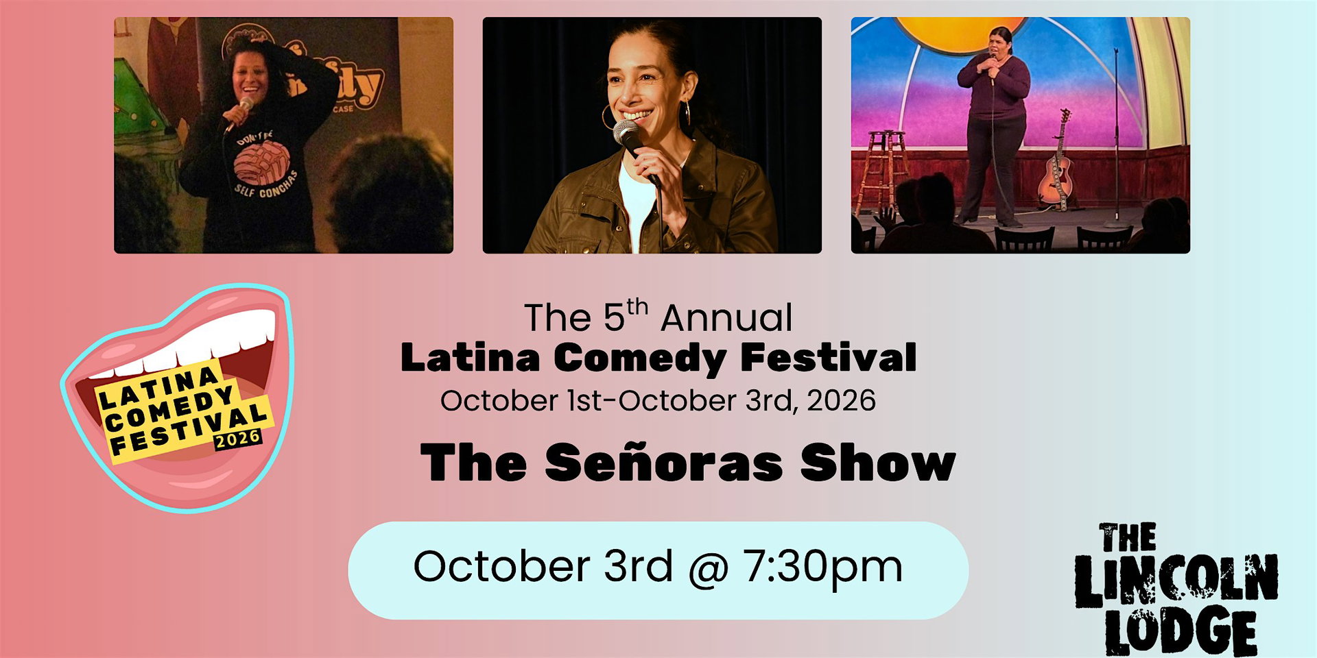 Latina Comedy Festival Presents at The Lincoln Lodge