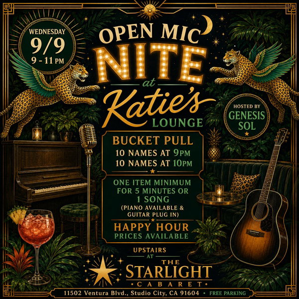 Open Mic Nite at Katie's Lounge at The Starlight Cabaret