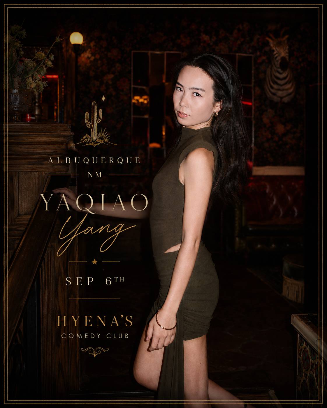 Yaqiao Yang at Hyena's Comedy Night Club Albuquerque
